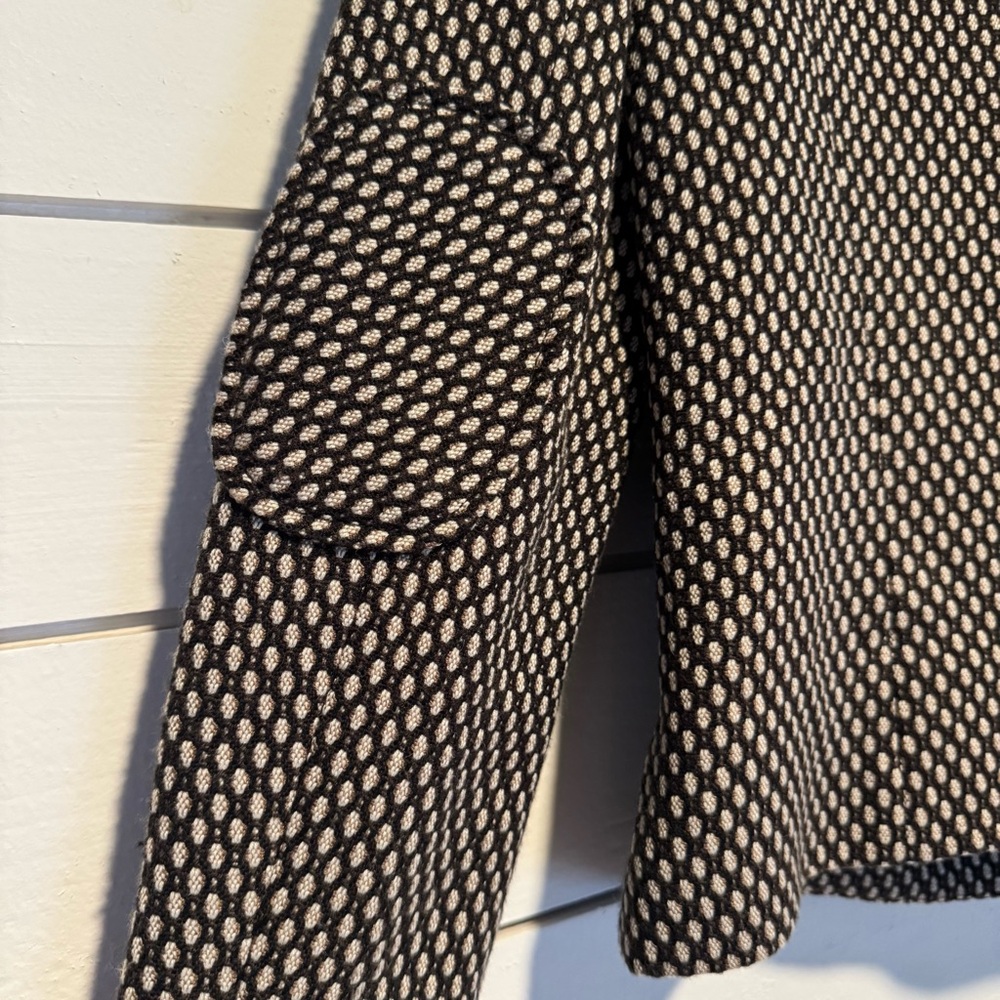 Insight brown tweed moto jacket blazer. Size: 6 - Picture 5 of 10
